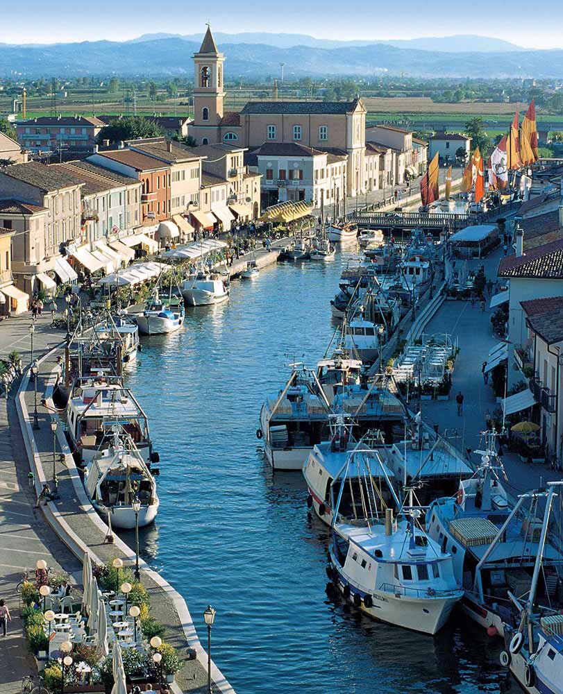 Kanal von Leonardo da Vinci in Cesenatico